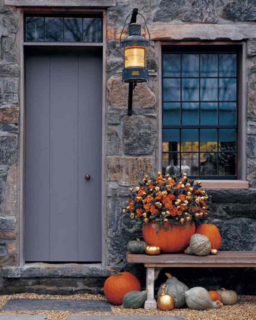 Dekoracje drzwi na Halloween